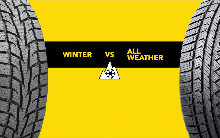 Going tread to tread: Winter vs. all-weather tires vs. all-season tires