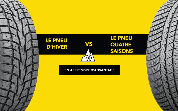 Le face à face : les pneus d'hiver vs. quatre saisons vs. toutes saisons