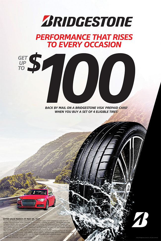 Bridgestone Offers Rebates