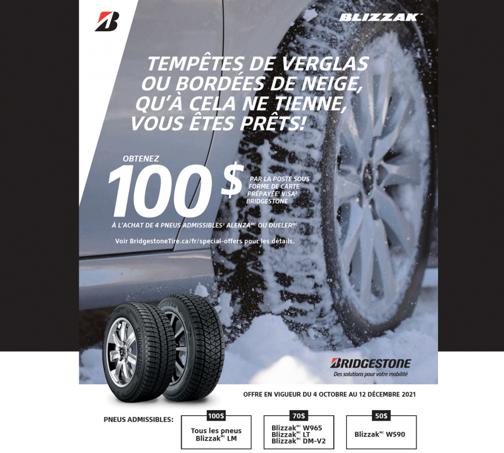 Bridgestone OK Tire Fall Rabais