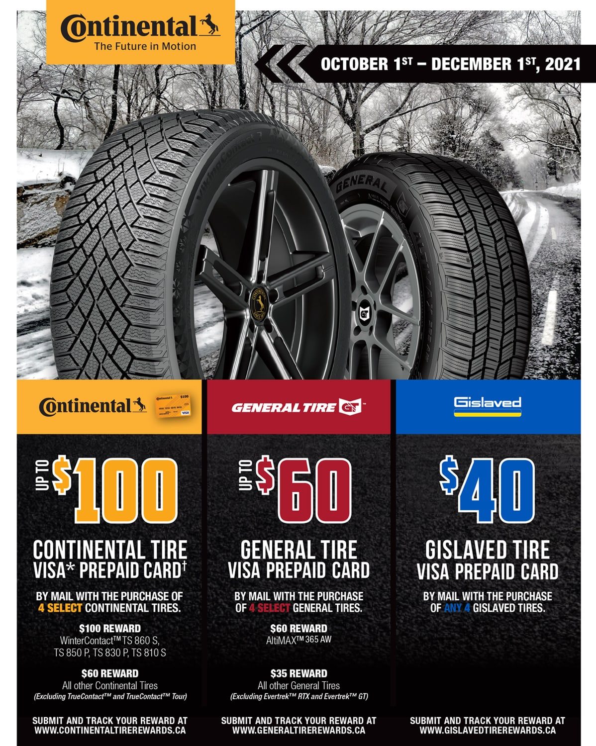 Continental Tire Rebate Fall 2021 OK Tire