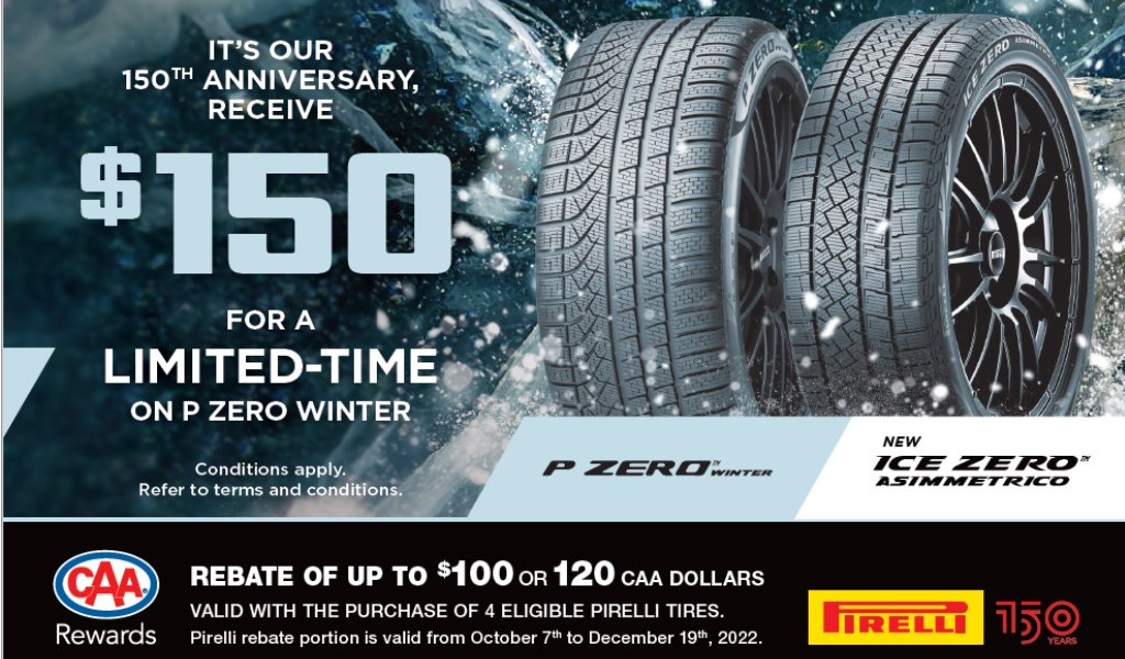 Pirelli Tires Winter Rebate