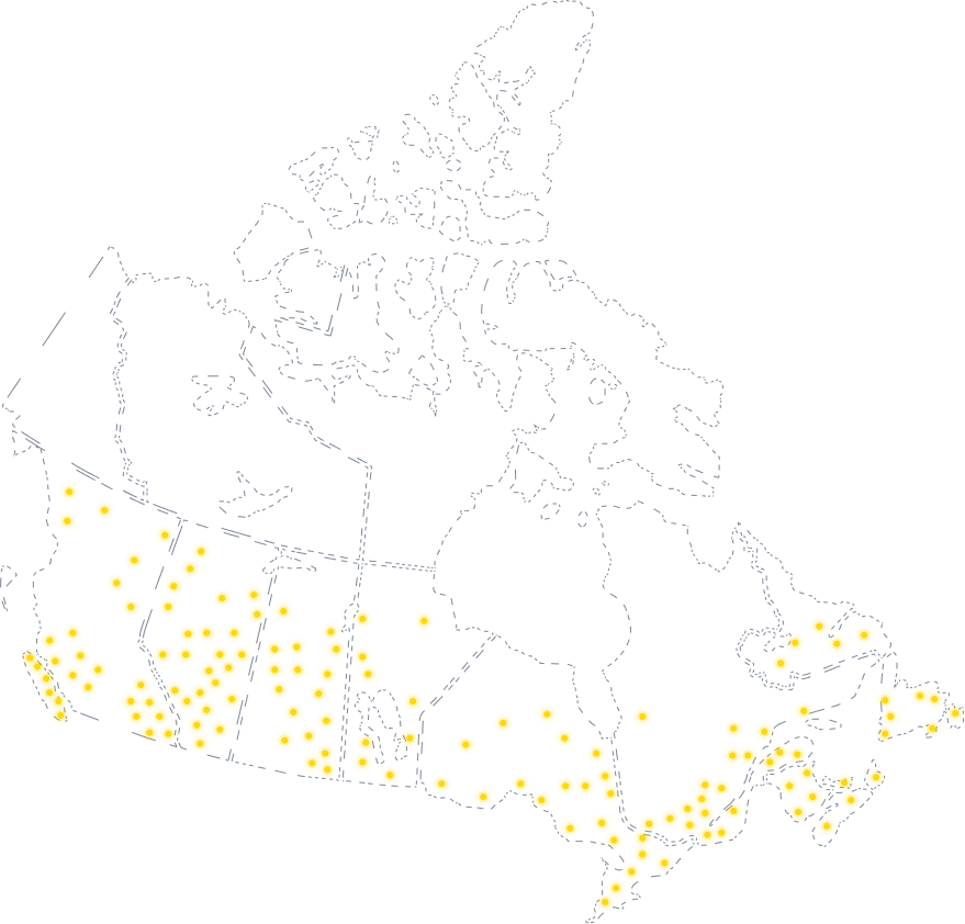 OK Tire stores are located across Canada