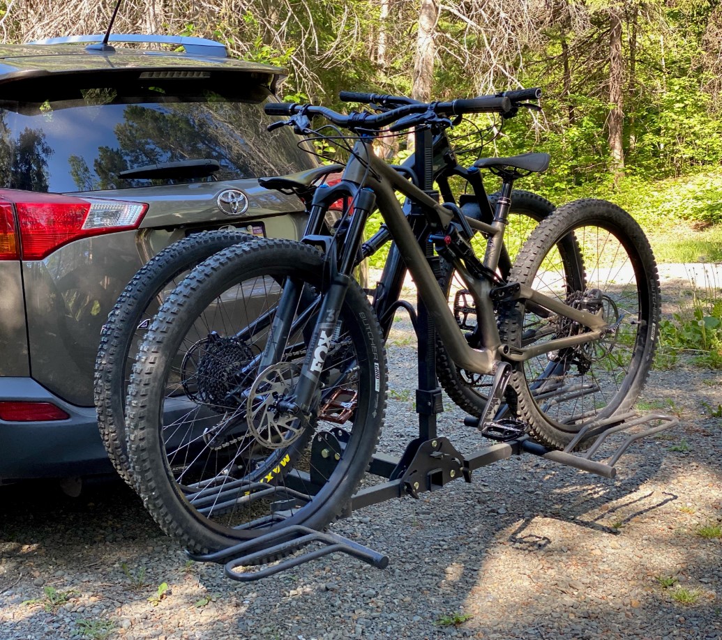 Bike rack on suv